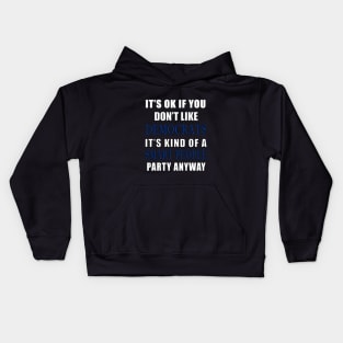 Democratic Party Support T-shirt Kids Hoodie